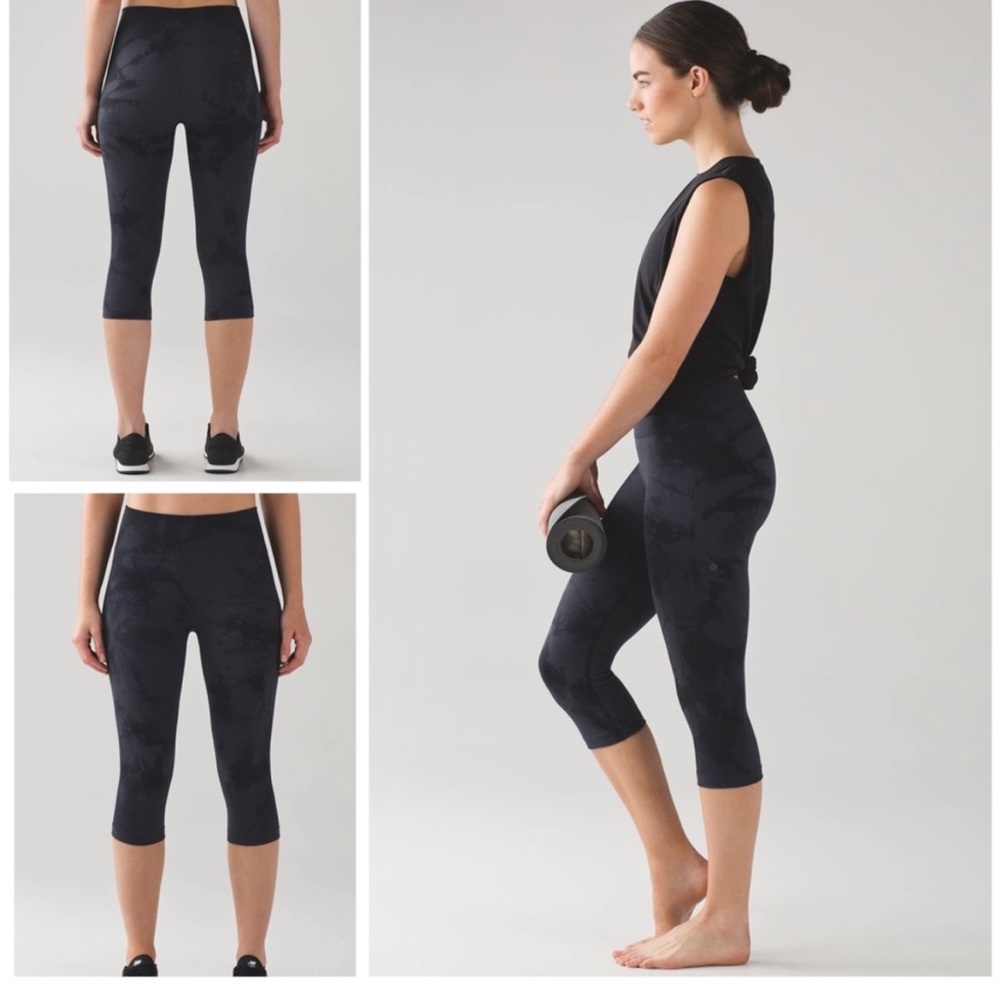 Lululemon rare flow and go tie dye leggings